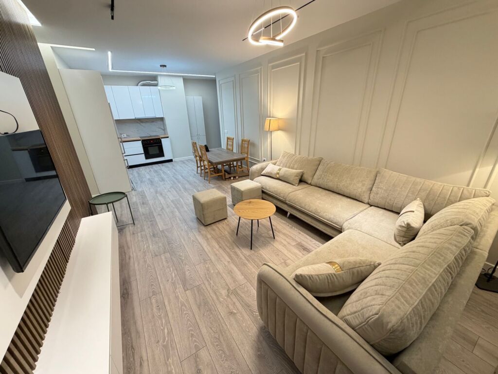 🏡 Super apartment 2+1 + 2 bathrooms for rent 📍 “5 Maji Street, Tirana”, new complex, with 2 elevators ✨ Never inhabited before