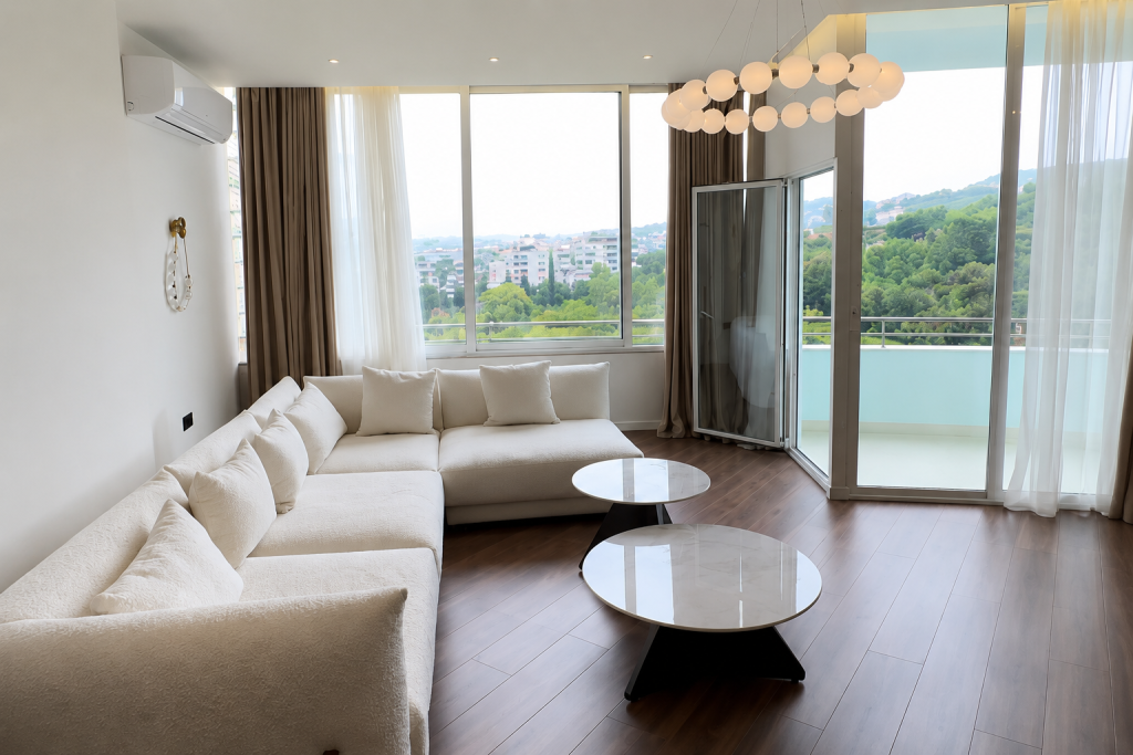 Affitto, Appartamento 2+1+Posto Giardino Botanico, parcheggio Tirana 1300€