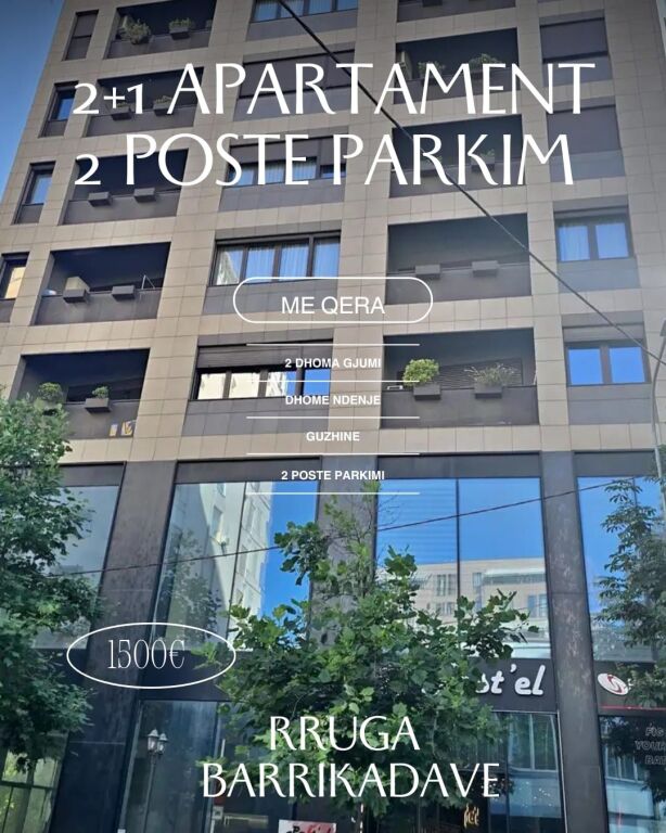 🏢 FOR RENT: Luxury Apartment 2+1 + 2 Parking Spaces! Barrikadave Street