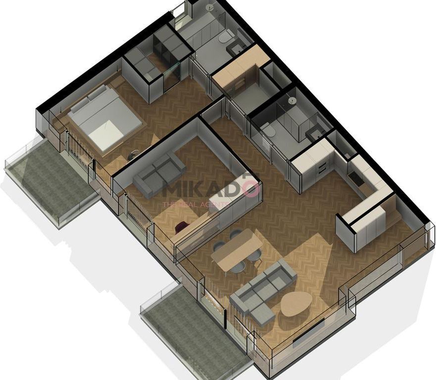 Appartamento 2+1+2 con Posto Auto - Complesso Delijorgji!