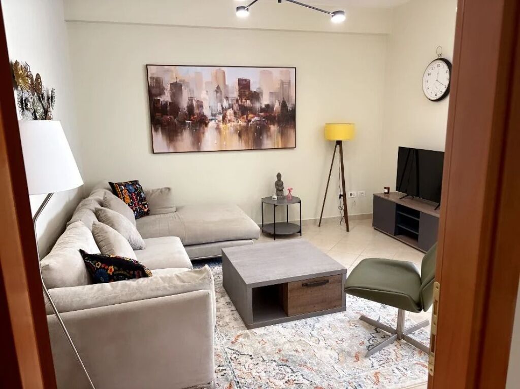 🏢After Kristal Center, a 1+1 furnished apartment is for rent. 75,000 Leke