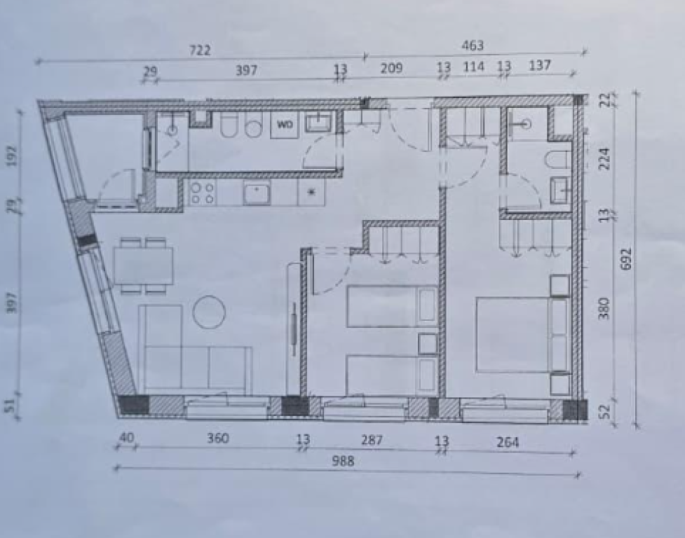 ✨🏢 Appartamento 2+1+2 in Vendita – Complesso Kadiu, Ali Demi!🏢