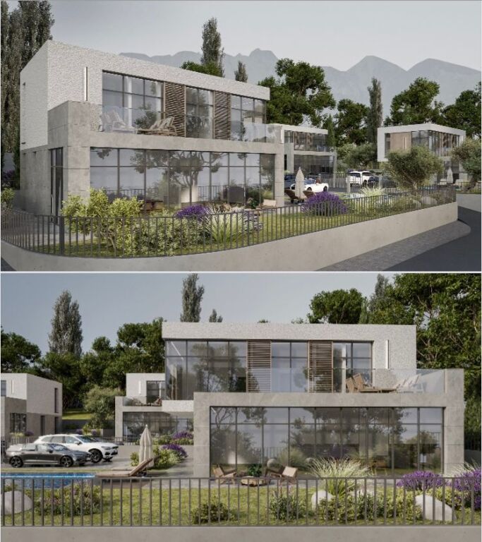 4 luxury villas at Farka lake