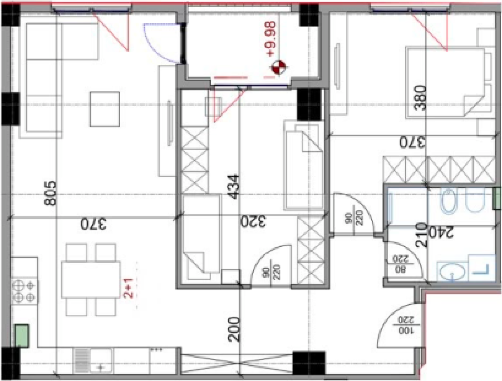 ✨ Shitet Apartament 2+1 në Kompleksin Aura – Rruga Dritan Hoxha!✨