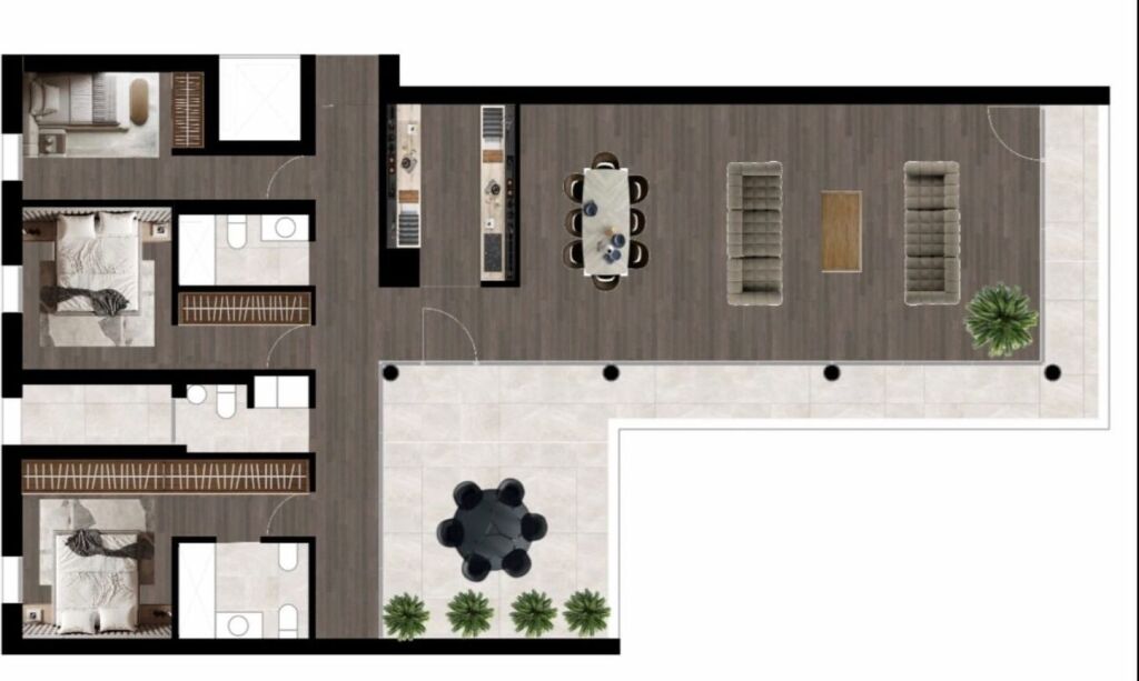 ✨ Shitet Apartament 3+1+3 Tualete – Long Hill Residence, TEG 📍 ✨