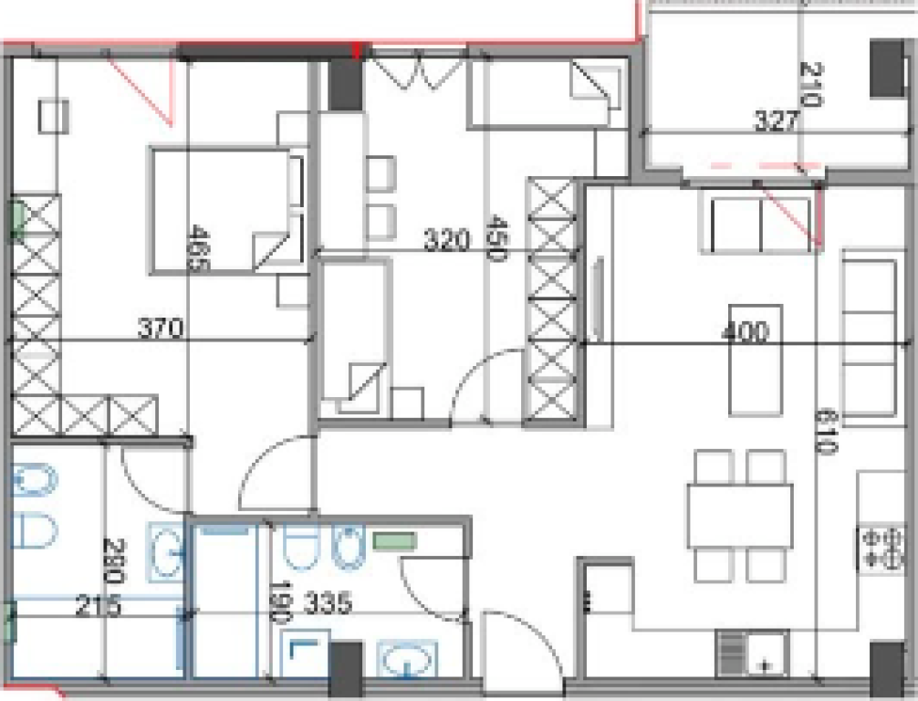 🏢 Shitet Apartament 2+1+2 Tualete – Kompleksi Aura, Rruga Dritan Hoxha!🏢