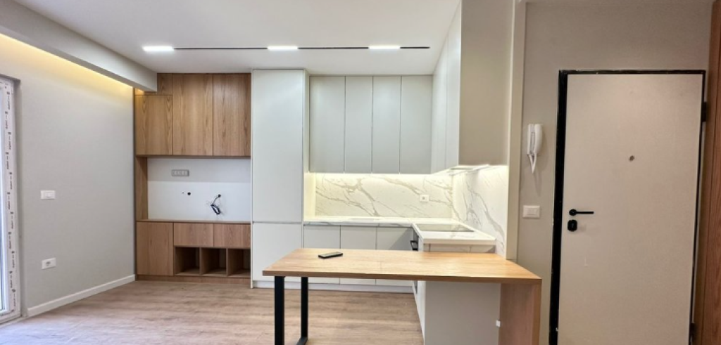 SHITET APARTAMENT 1+1 ME VERANDE NE REZIDENCEN AURA-LAPRAKE!