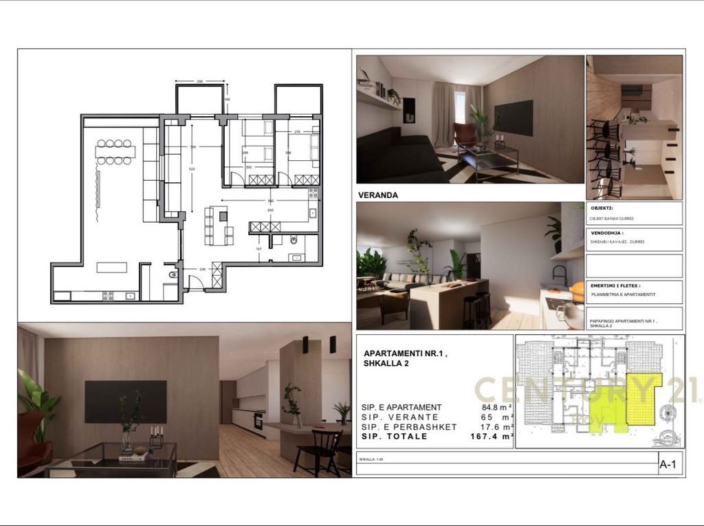 EXCLUSIVE ! 1+1 STUDIO APARTMENT FOR SALE WITH VERANDA AT KAVAJES ROCK !