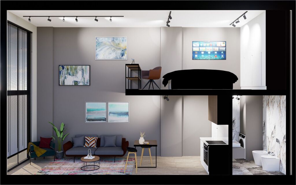 Modern Loft with Yard for Sale at Vizion Property