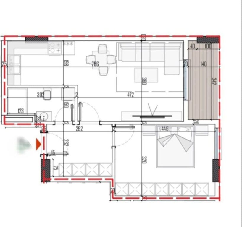 ✨ Shitet Apartament 1+1 – Paion Residence, Paskuqan 📍