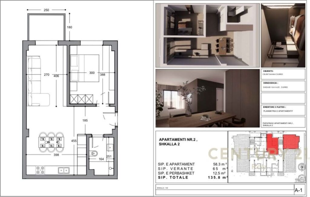 EXCLUSIVE! 1+1 STUDIO WITH VERANDA FOR SALE AT KAVAJA ROCK! 170,000 €