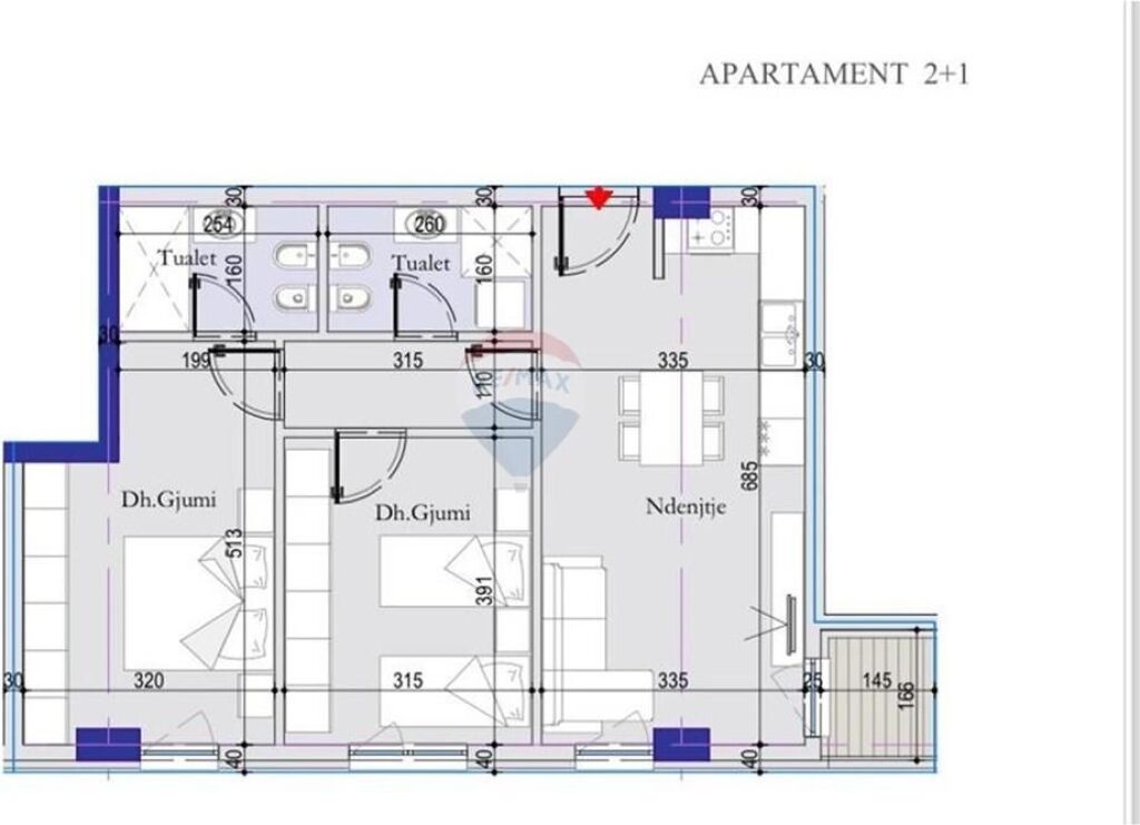 Apartament - Për Shitje - Casa Italia, Tiranë(ID: 530221052-2051)