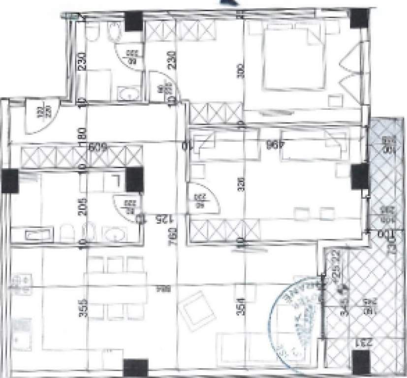 ✨ Apartment 2+1+2 Bathrooms &amp; Wardrobe for Sale – Aura Complex, Dritan Hoxha Street!✨