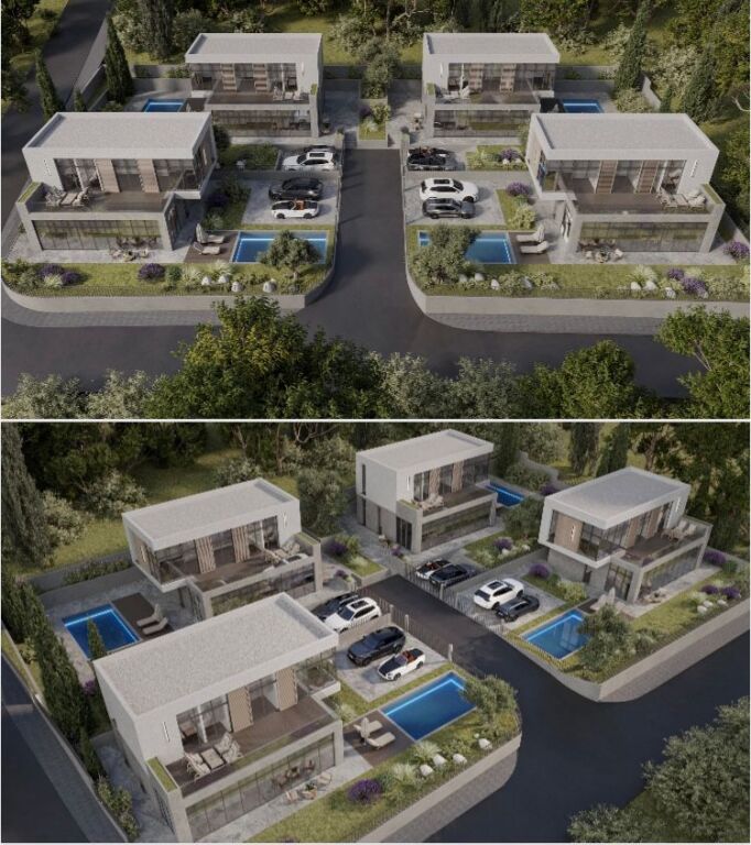 4 luxury villas at Farka lake