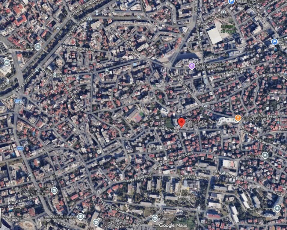 Apartment for Rent 1+1 - Behind the American Embassy. Ali Visha St. Tirana.