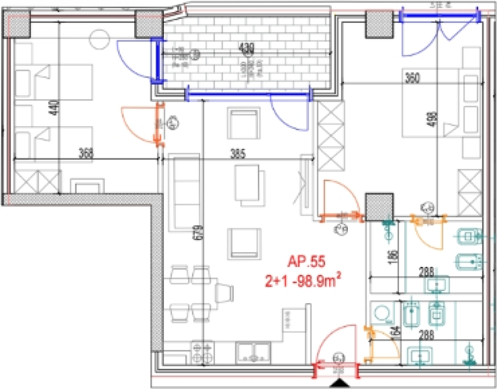 ✨ SHITET APARTAMENT 2+1 NË MARA RESIDENCE – DON BOSKO, TIRANË ✨