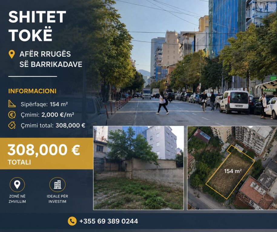 TERRENO IN VENDITA, 154 m², 308.000 € in Via Barrikadave