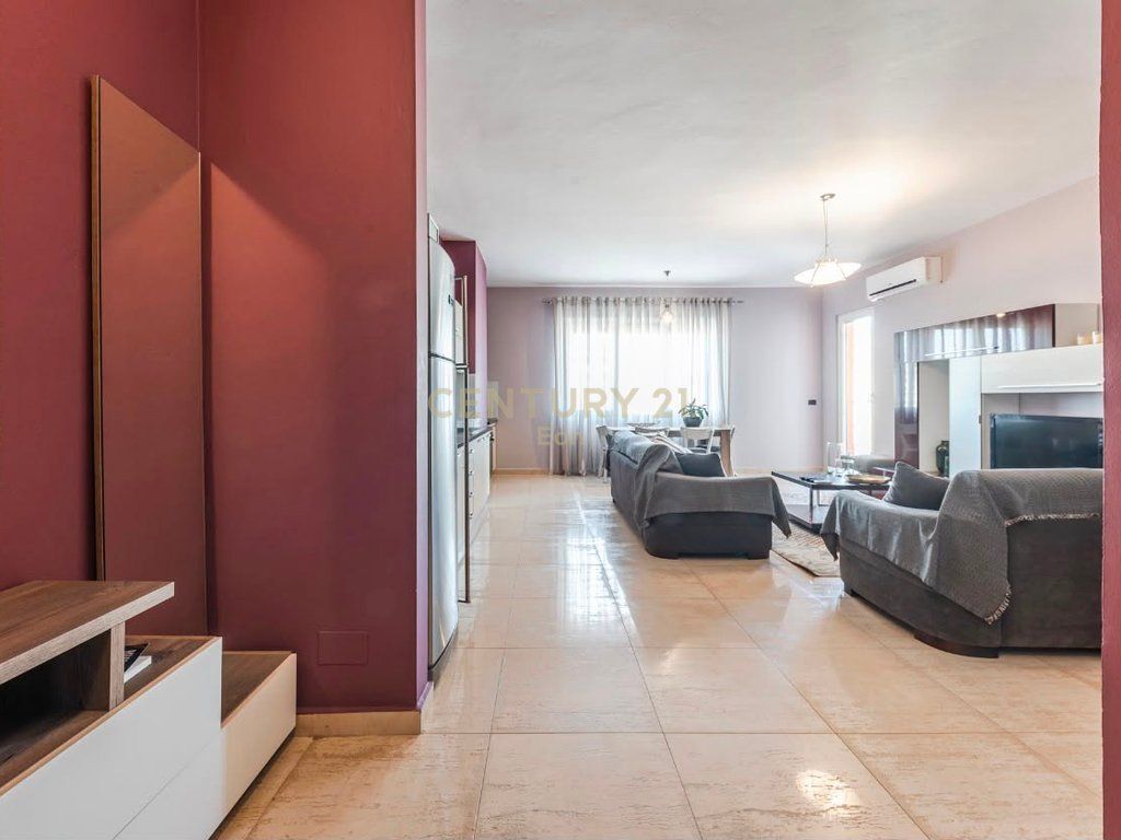 FOR RENT 2+1 APARTMENT AND GARAGE AT DURRES MUNICIPALITY WITH SEA VIEW !