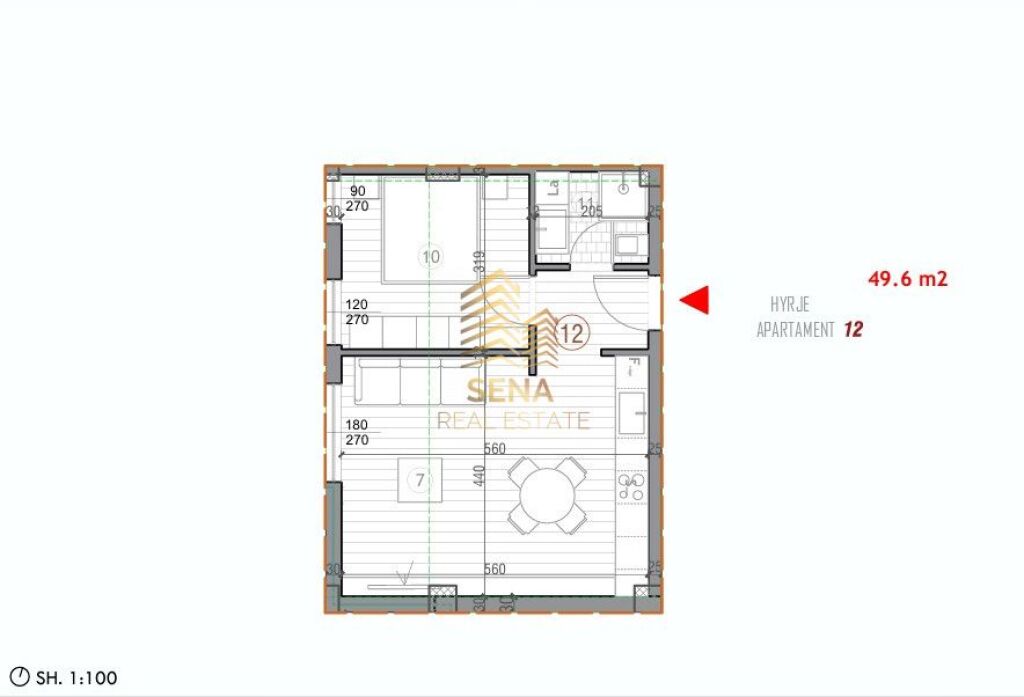 Appartamento 1+1 in vendita, T1 Residence – Lago Secco, 138.680 Euro