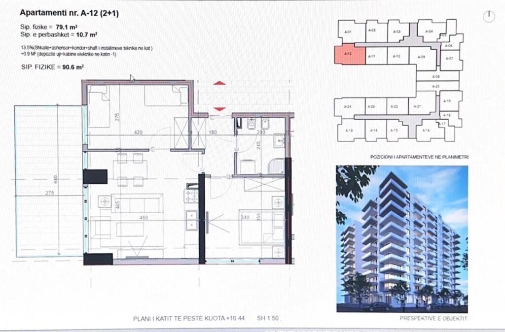 🏡 Apartment 2+1 for sale in Shëngjin