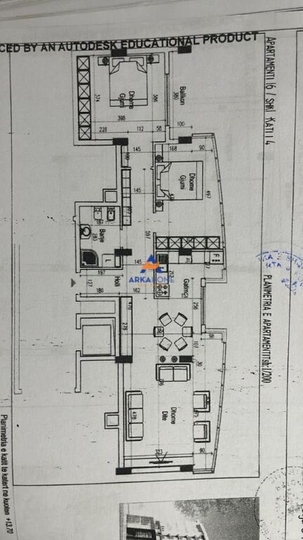 SHITET APARTAMENT 1+1+BALLKON "21 DHJETORI" 320000 EURO