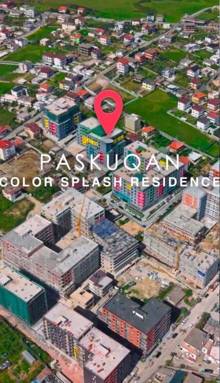 Color Splash Paskuqan Shitet apartament 1+1 + Post parkimi
