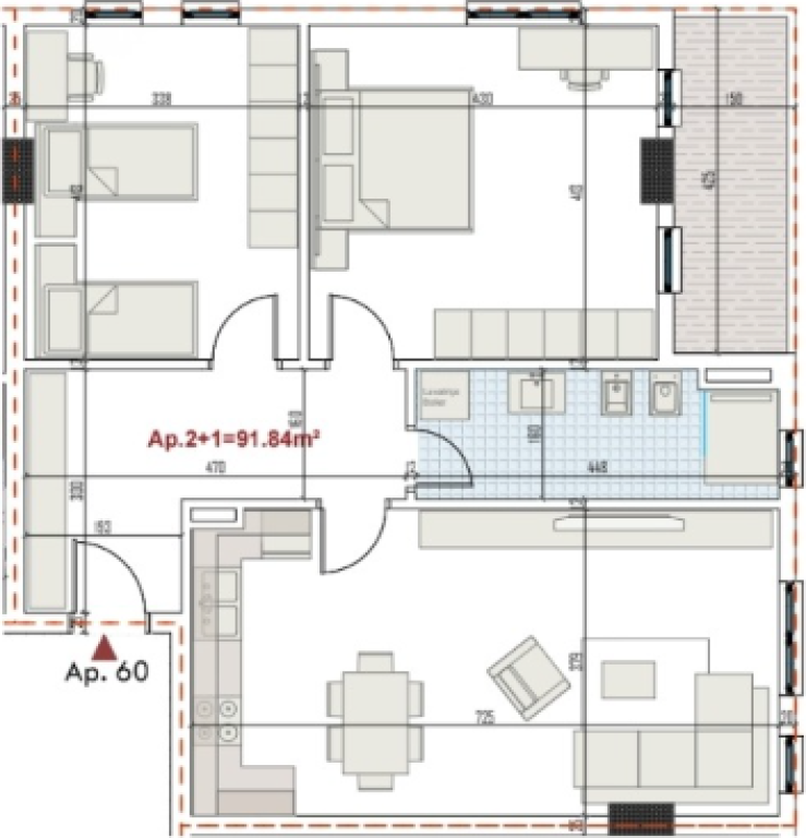 ✨ Shitet Apartament 2+1 në Ringside Residence, Paskuqan! ✨