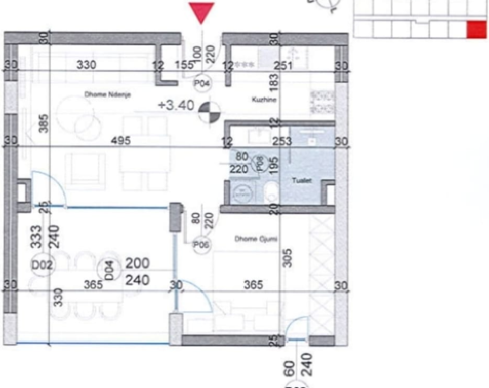🏡 Shitet Apartament 1+1 – Gjiri i Lalzit, Turquoise Marina