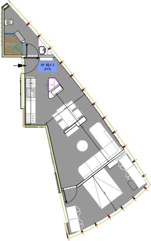 🌿 Apartment 1+1 for Sale at Kodra e Diellit 1 🌿