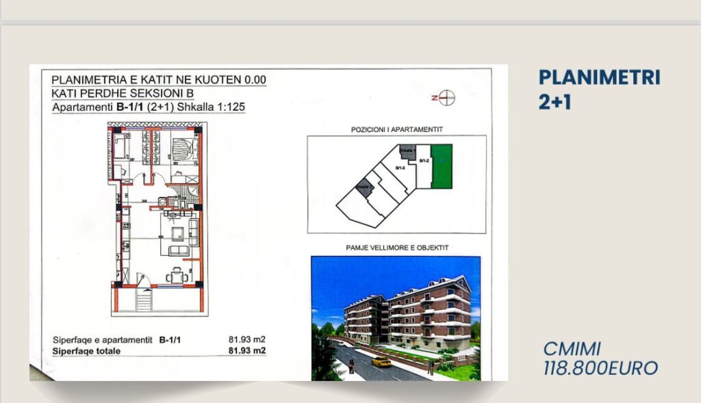 Apartment 2+1 Farke Residence Dora !
