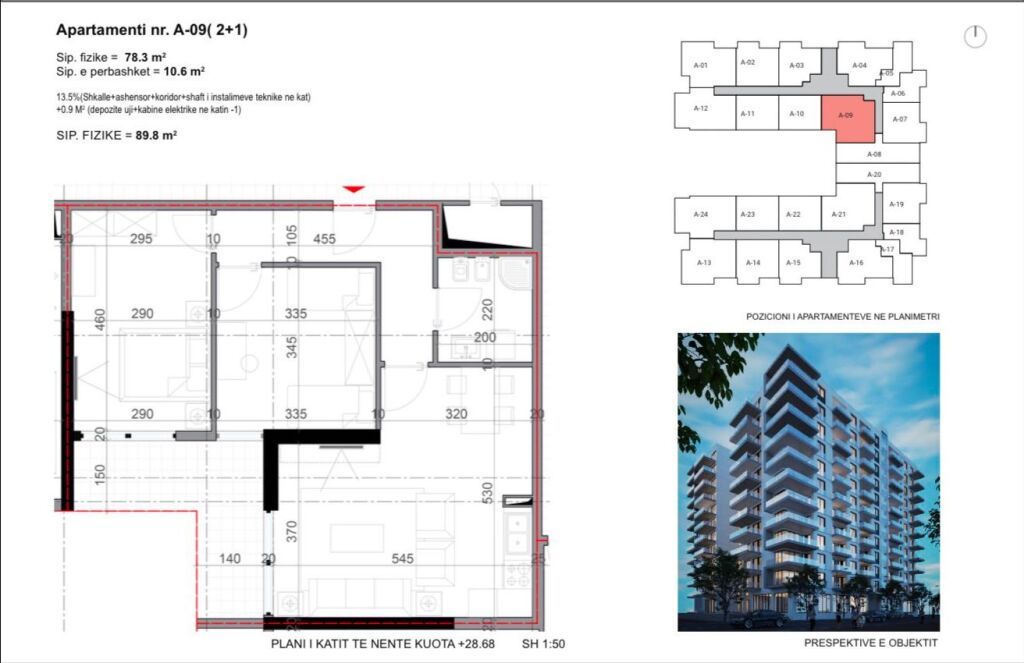 🏡 Shitet Apartament 2+1 në Shëngjin
