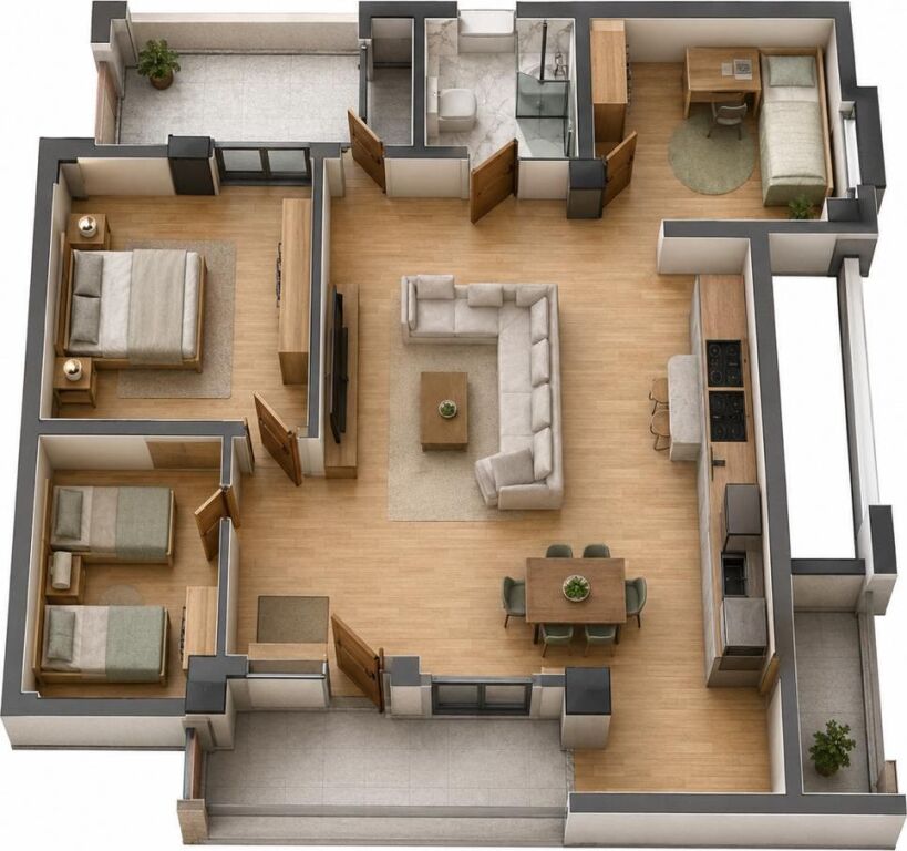 APARTAMENT 1+1 PER SHITJE NE POGRADEC*