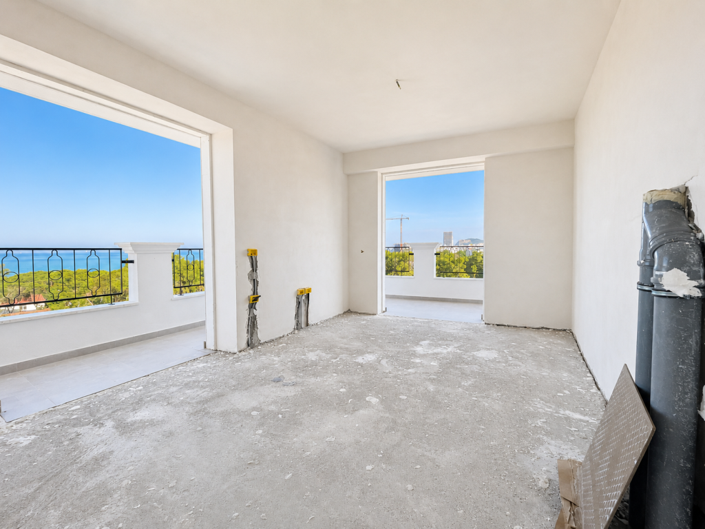 Apartment 1+1 with Sea View for Sale in Golem, Kavajë