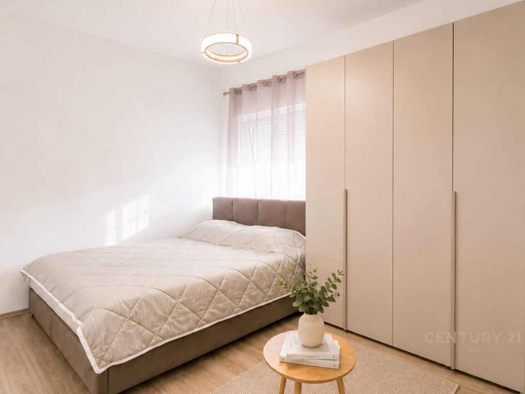 Jepet me Qira Apartament 1+1 i Sapo Mobiluar në Rezidencën Mangalem, Ali Demi