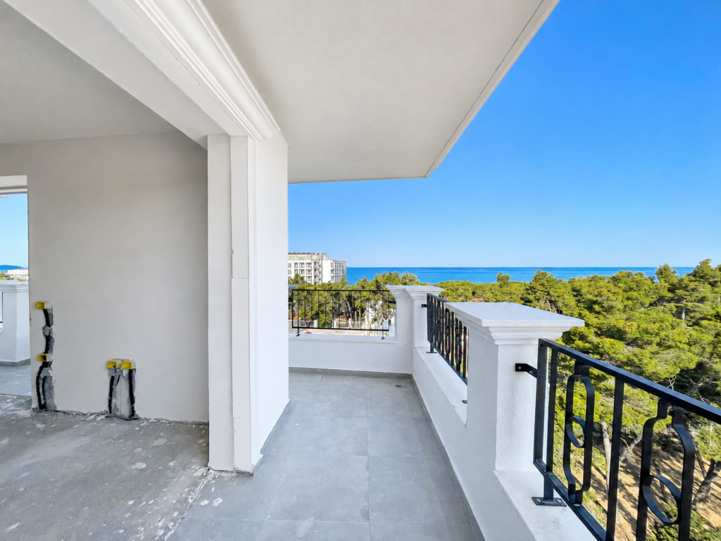 Apartment 1+1 with Sea View for Sale in Golem, Kavajë