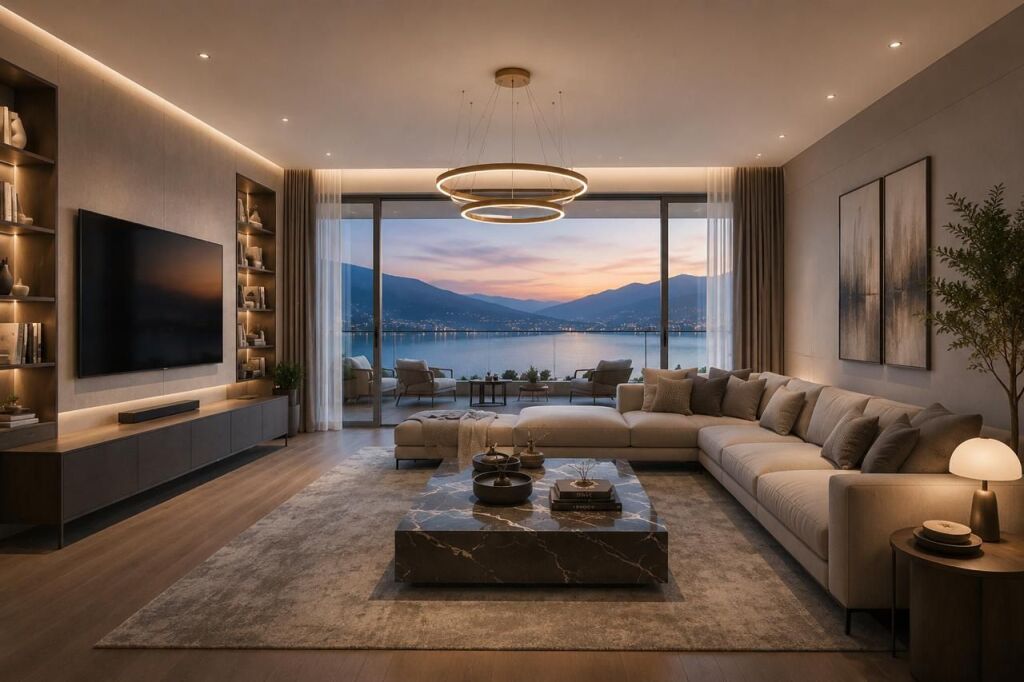 ✨ APARTAMENT LUKSOZ 3+1+2 + 4 POSTE PARKIMI, EKSKLUZIVE NË SHITJE – LAKE VIEW RESIDENCE, TIRANË ✨👑