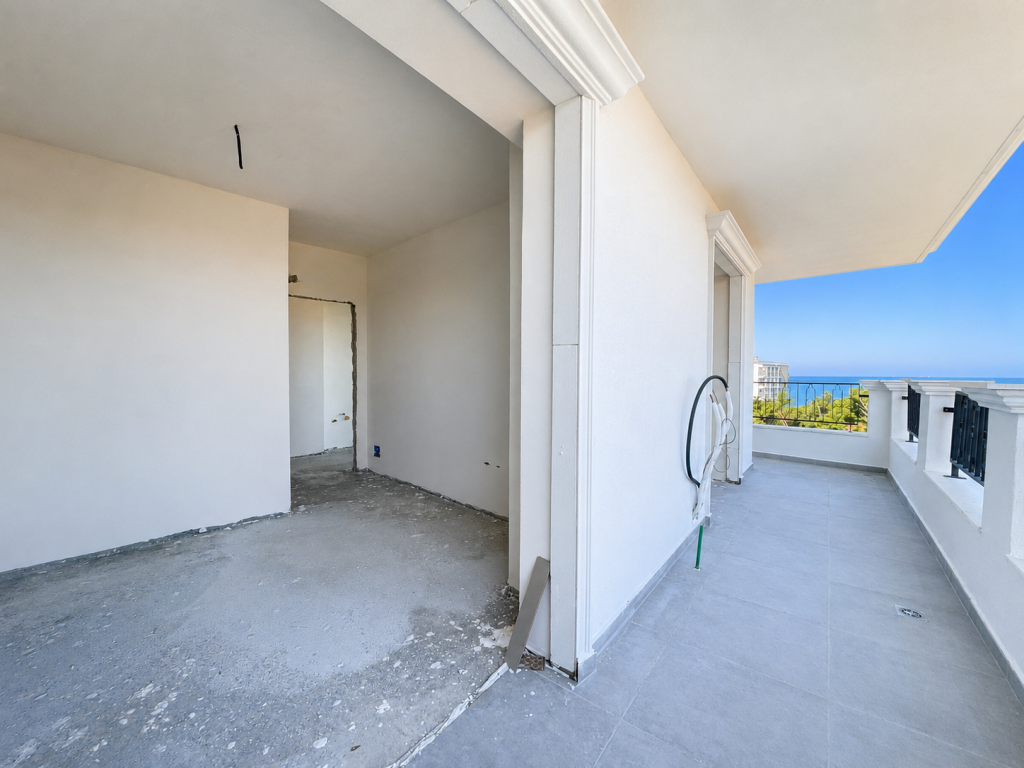 Apartment 1+1 with Sea View for Sale in Golem, Kavajë