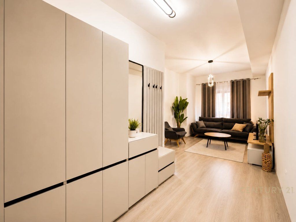 Jepet me Qira Apartament 1+1 i Sapo Mobiluar në Rezidencën Mangalem, Ali Demi