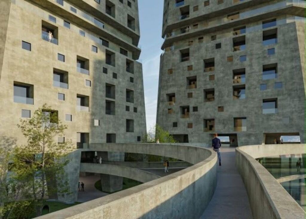 ❌ OKAZION ❌   📣 SHITET Apartament 2+1 Me 2 Tualete 📍 Shqiponja Square Building, Prane Ish Sheshit Shqiponja ✨