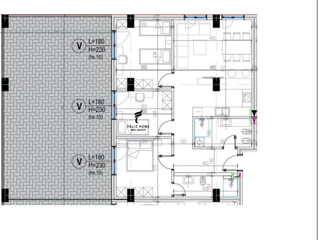 IN VENDITA APPARTAMENTO 3+1+2 KODRA E DIELLIT 2 276.800 EURO FH-79163