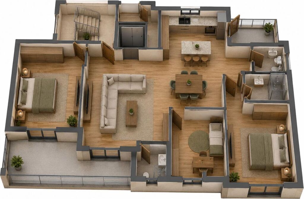 APARTAMENT 2+1 PER SHITJE NE POGRADEC*