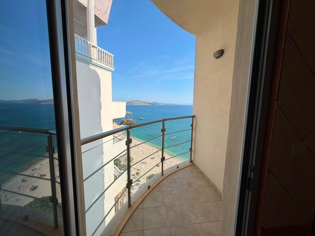 Opportunity! Apartment 3+1+3 for sale with open sea view in Saranda.