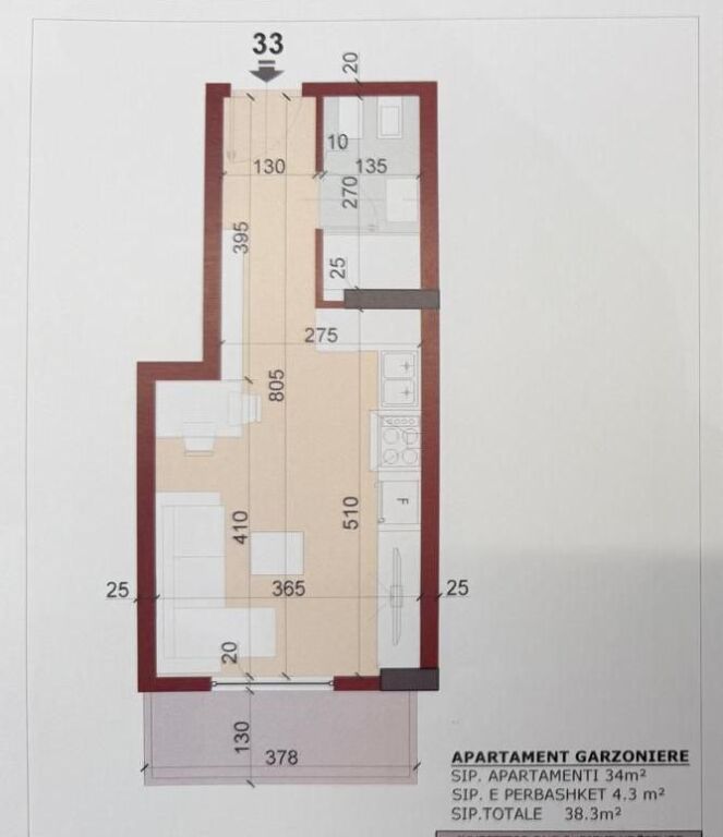 Vendita | Garsoniere | Kinostudio | 82500 €