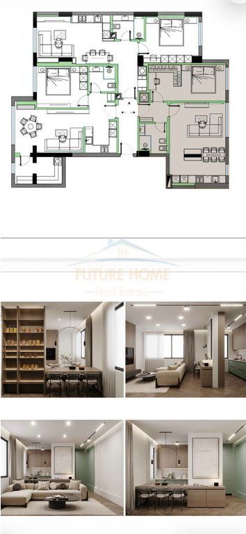 Shitet, Apartament 1+1, Rruga e Elbasanit. PRO70420