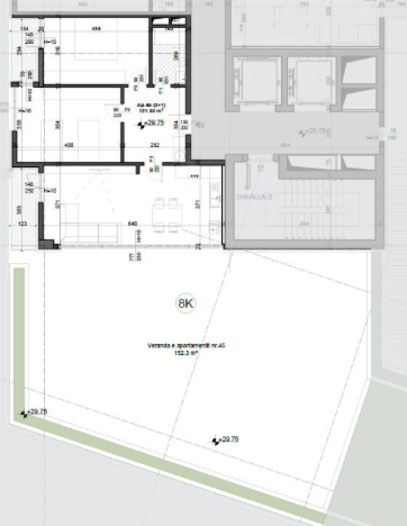 🌿Apartament 2+1 me Super Verandë për Shitje tek Mei’s Garden – Fusha e Aviacionit🌿