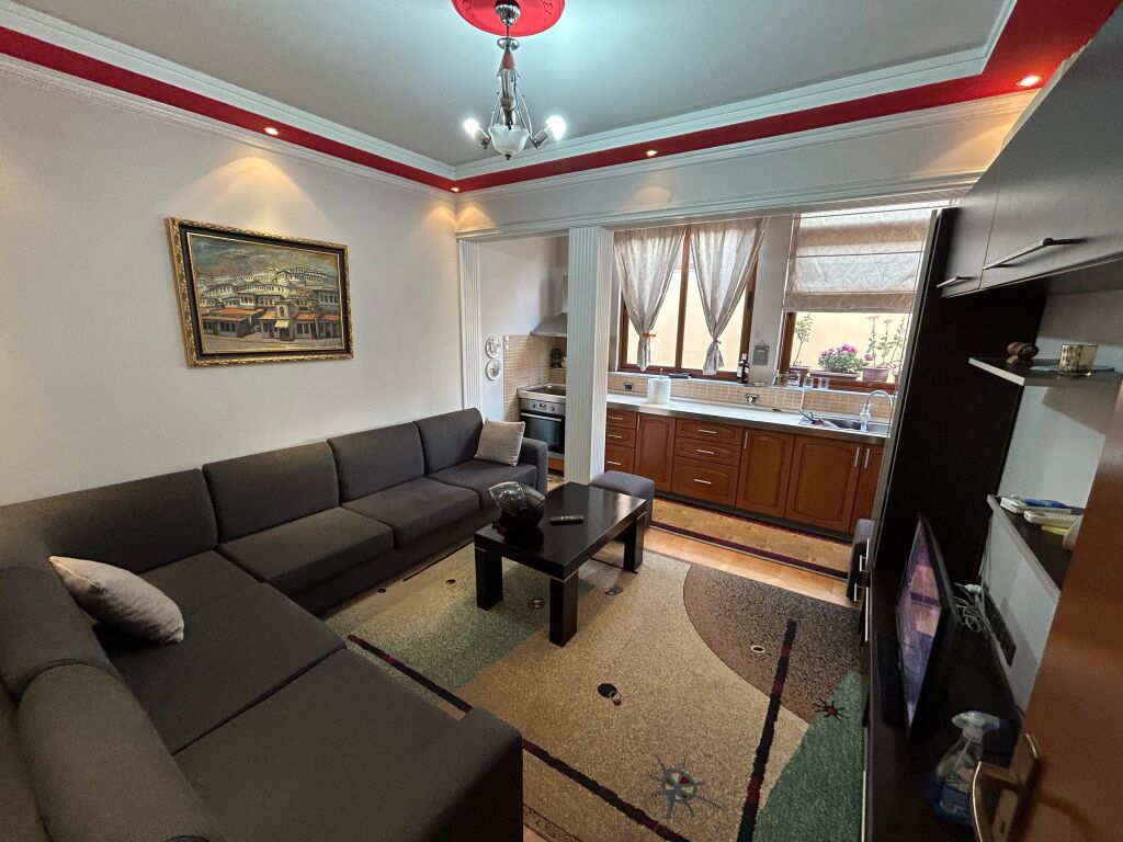 Apartment 1+1 for rent  Address: Opposite Deliorgji Albanet school  5th floor without elevator  Furnished  Price: 40,000 lek