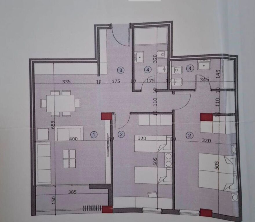 🏡 Shitet Apartament 2+1+2 në Ali Demi – 158,000 €