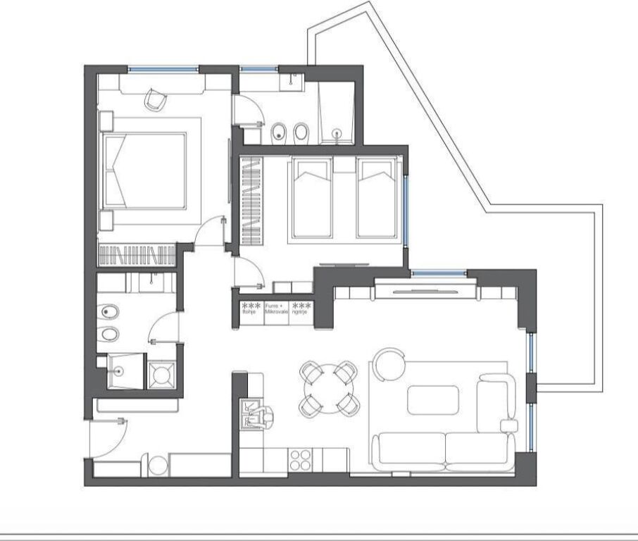 Office 2+1+2 for rent at Gjergj Fishta Boulevard