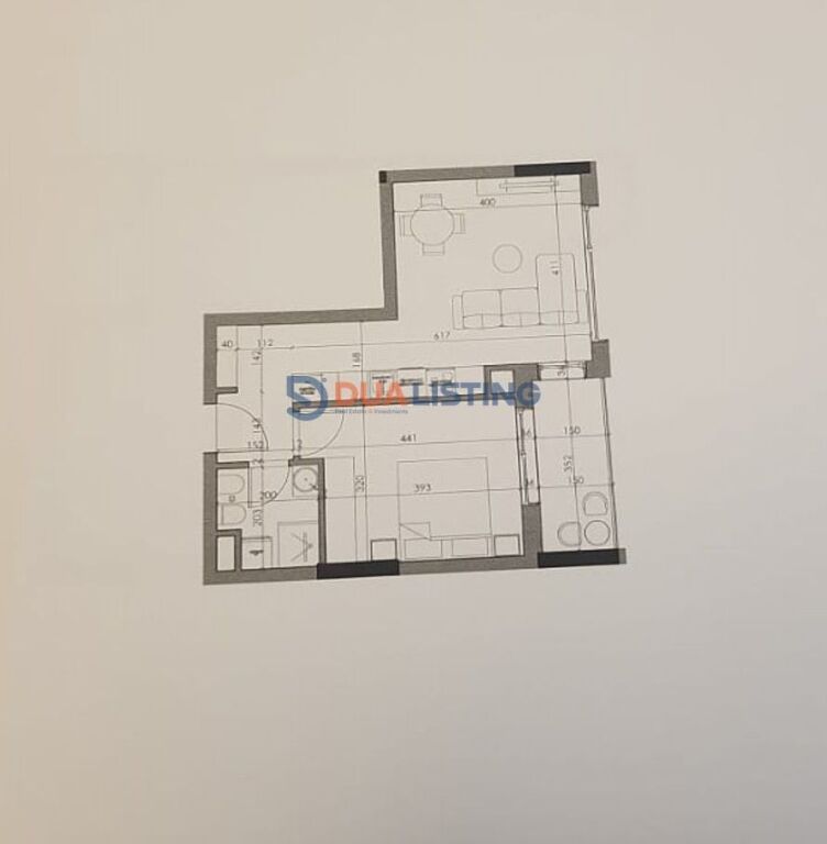 SHITET APARTAMENT 1+1 NORTH RESIDENCE, PASKUQA