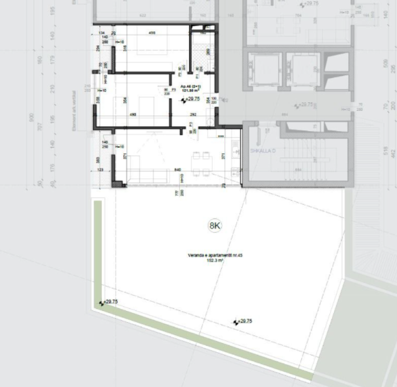 VENDESI APPARTAMENTO 2+1 CON VERANDA SPETTACOLARE – MEI’S GARDEN, CAMPO DELL'AVIAZIONE